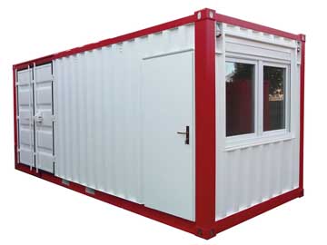 Container combi bureau / stock