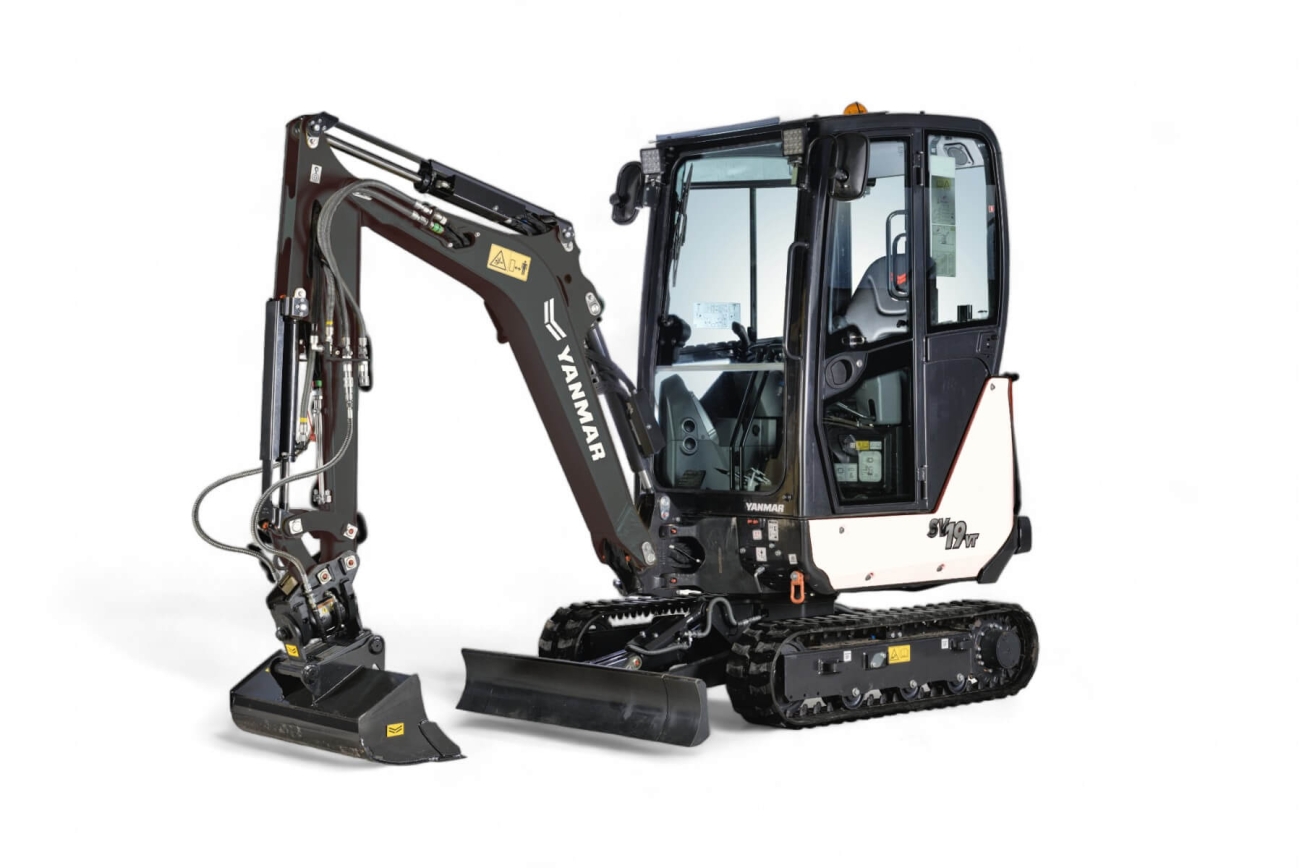YANMAR SV19 mini excavator | RUBAG Construction machines