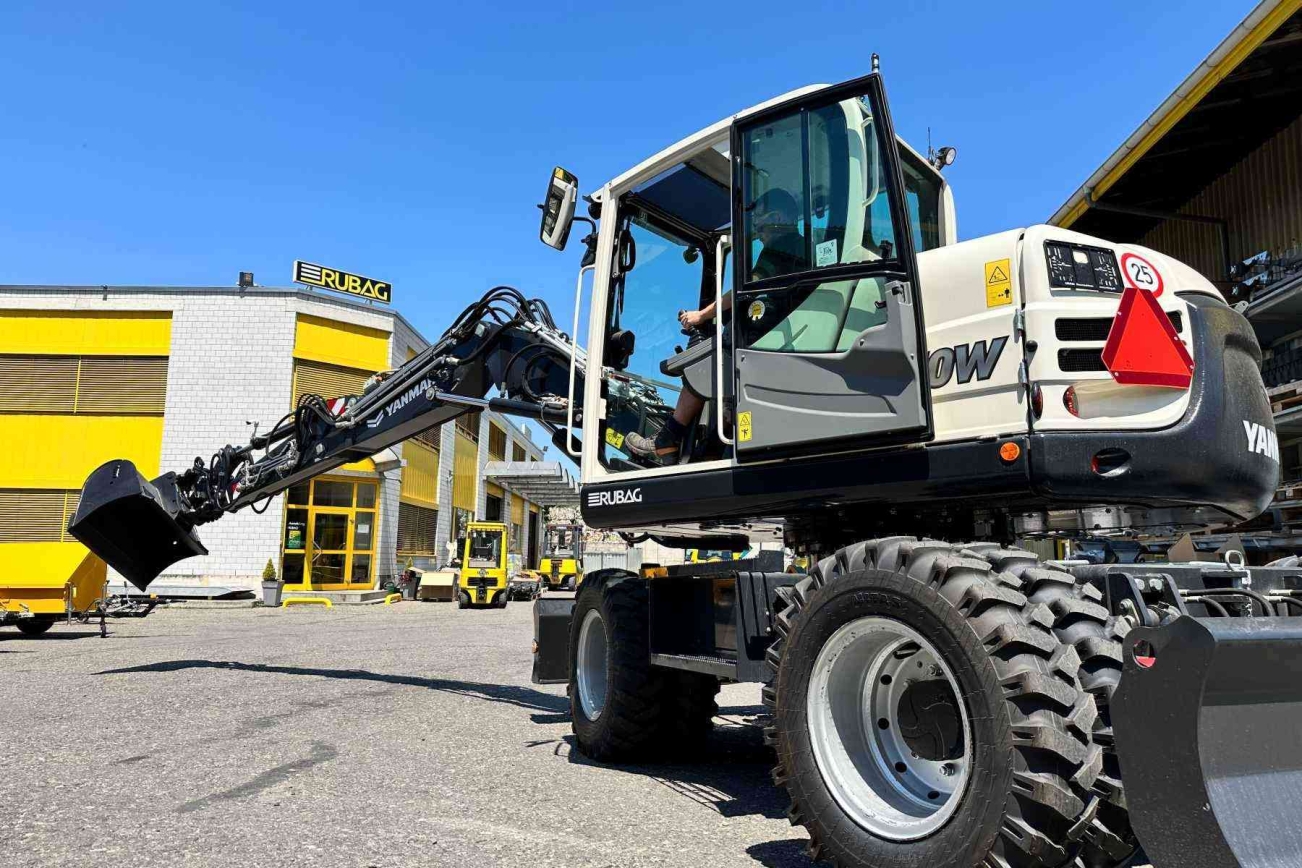 YANMAR B110W mobile excavator | RUBAG Construction machines YANMAR B110W mobile excavator | RUBAG Construction machines