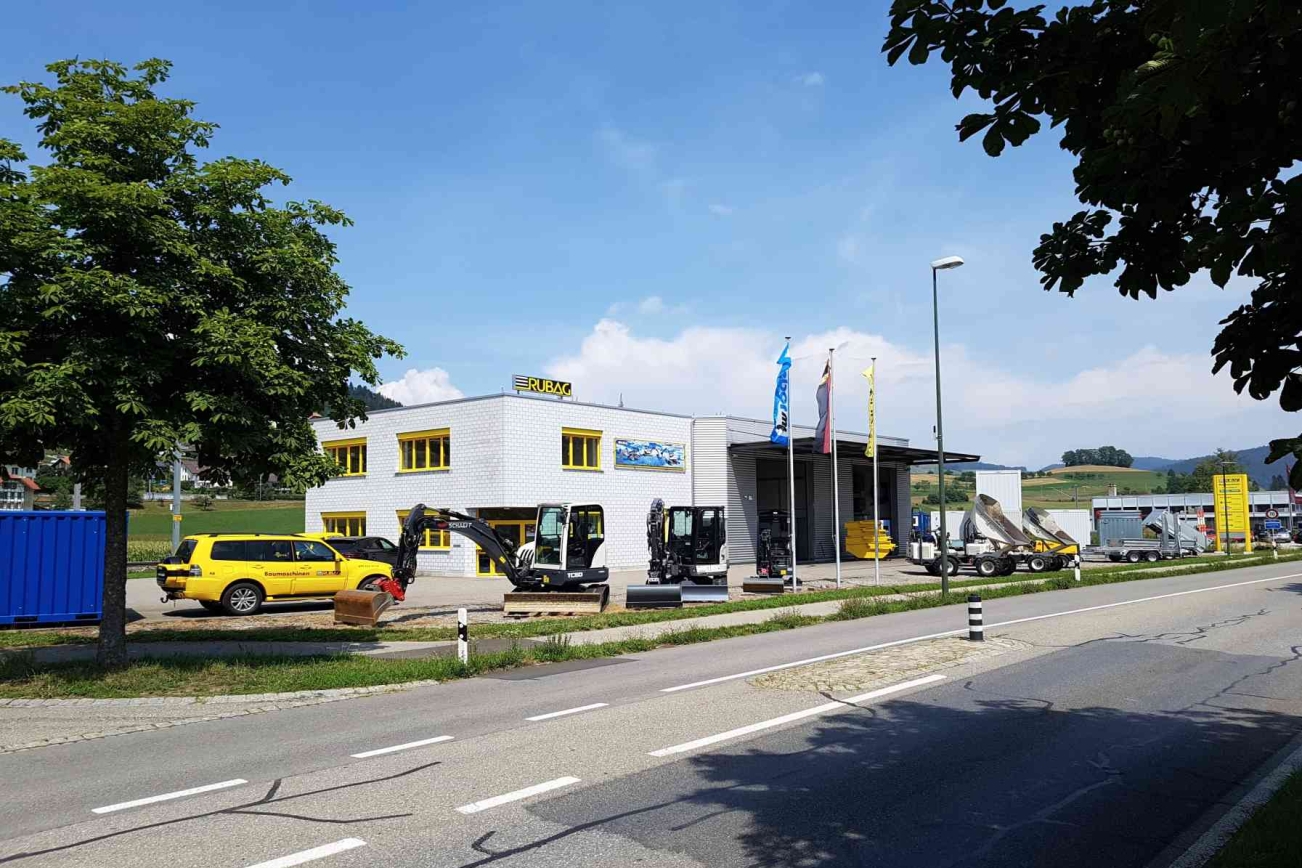 RUBAG Baumaschinen Filiale in Konolfigen