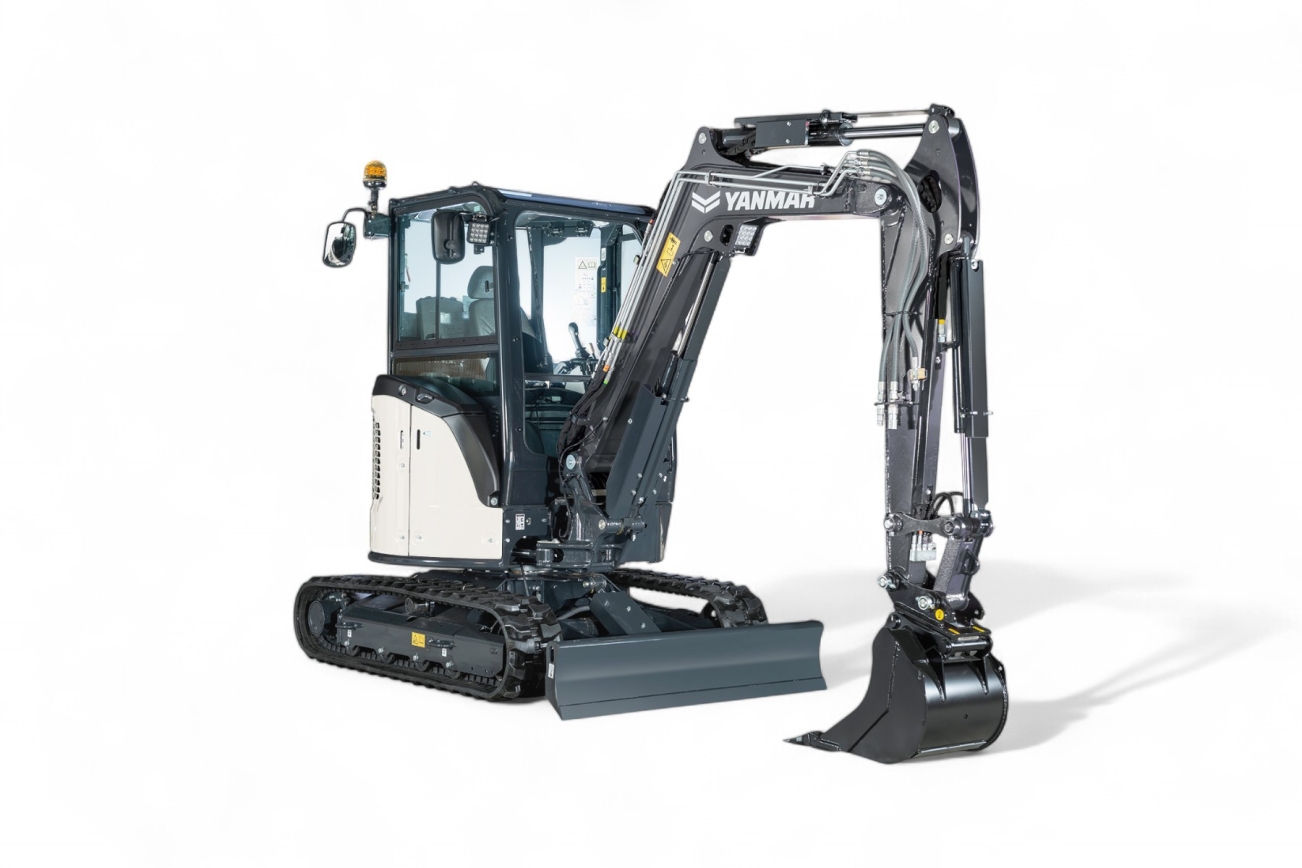 Yanmar Minibagger ViO33-7 vorne seitlich