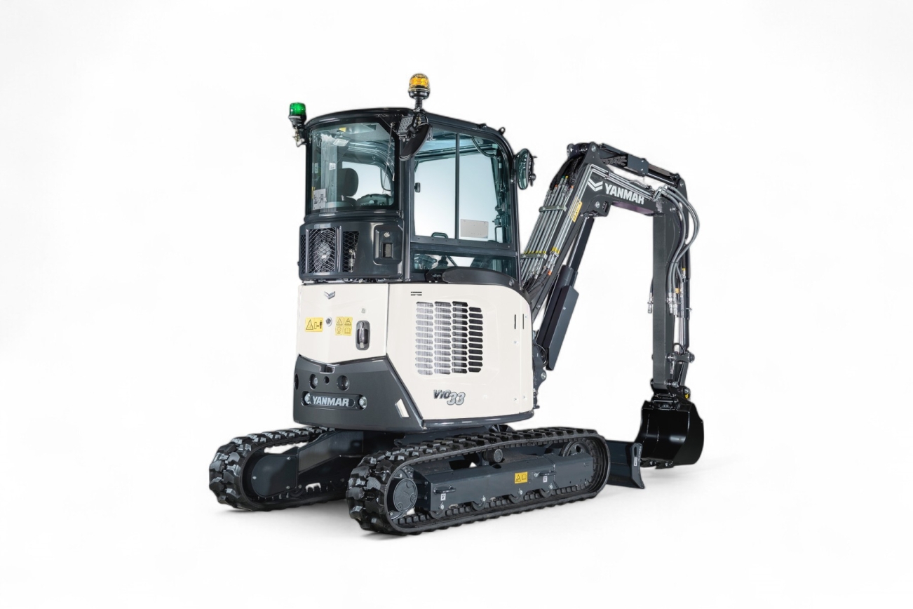 Yanmar Minibagger ViO33-7 heckansicht