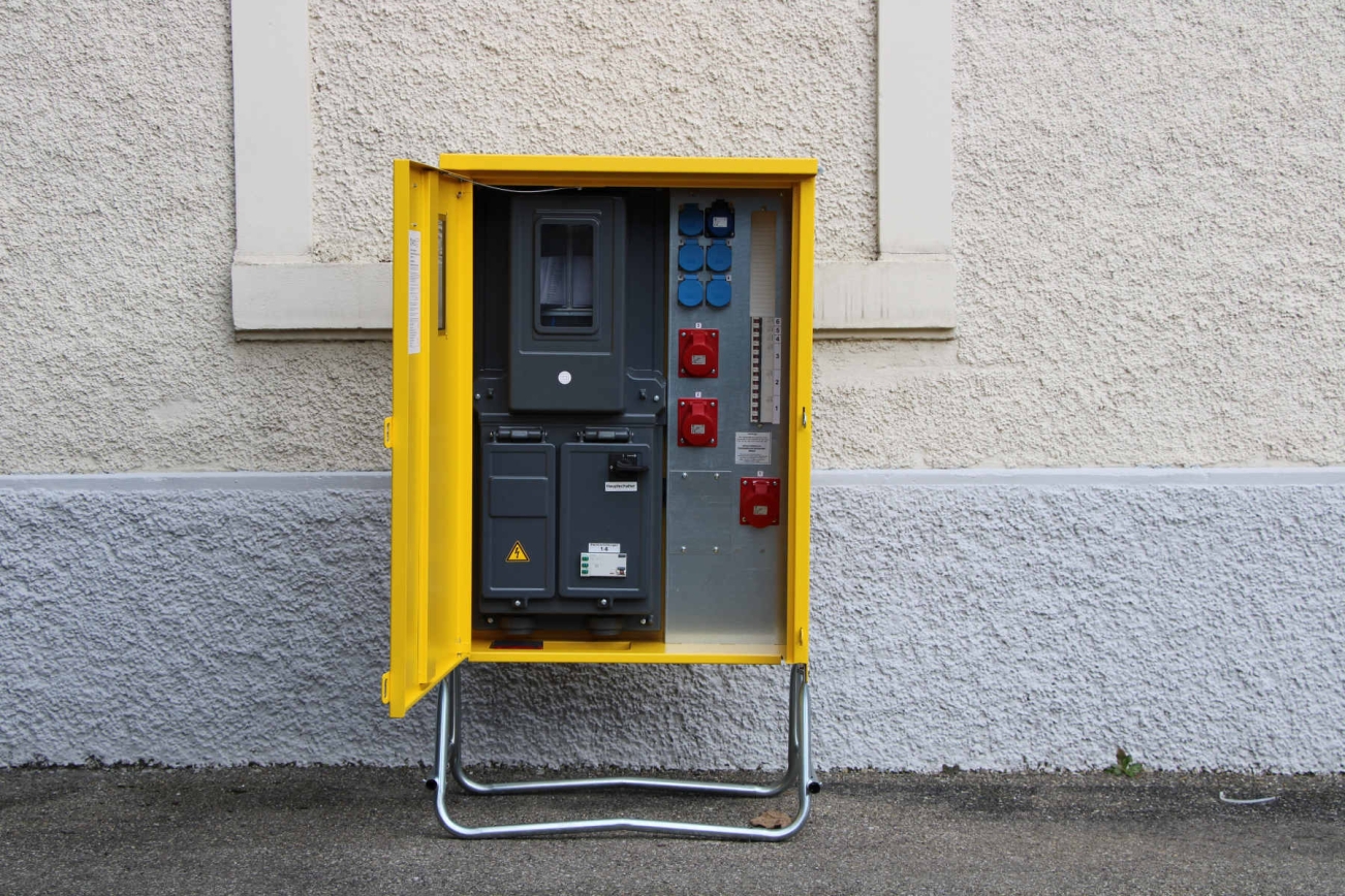 RUBAG Baustromverteiler AV63-22 von vorne offen
