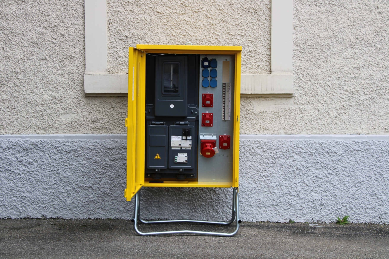 RUBAG Baustromverteiler AV80-22 von vorne offen