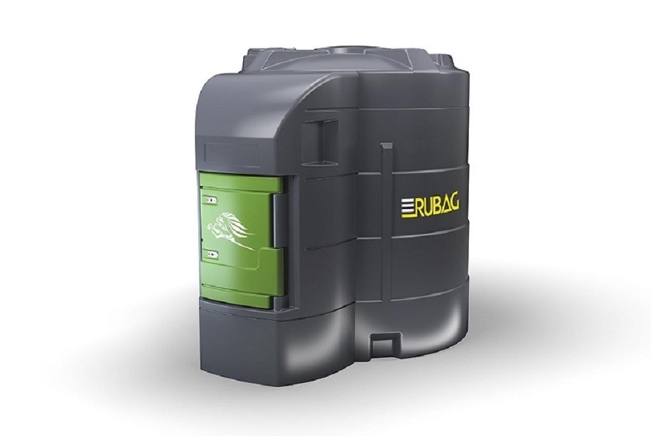 RUBAG FuelMaster 3500 Swiss Premium Stationärer Tank von vorne