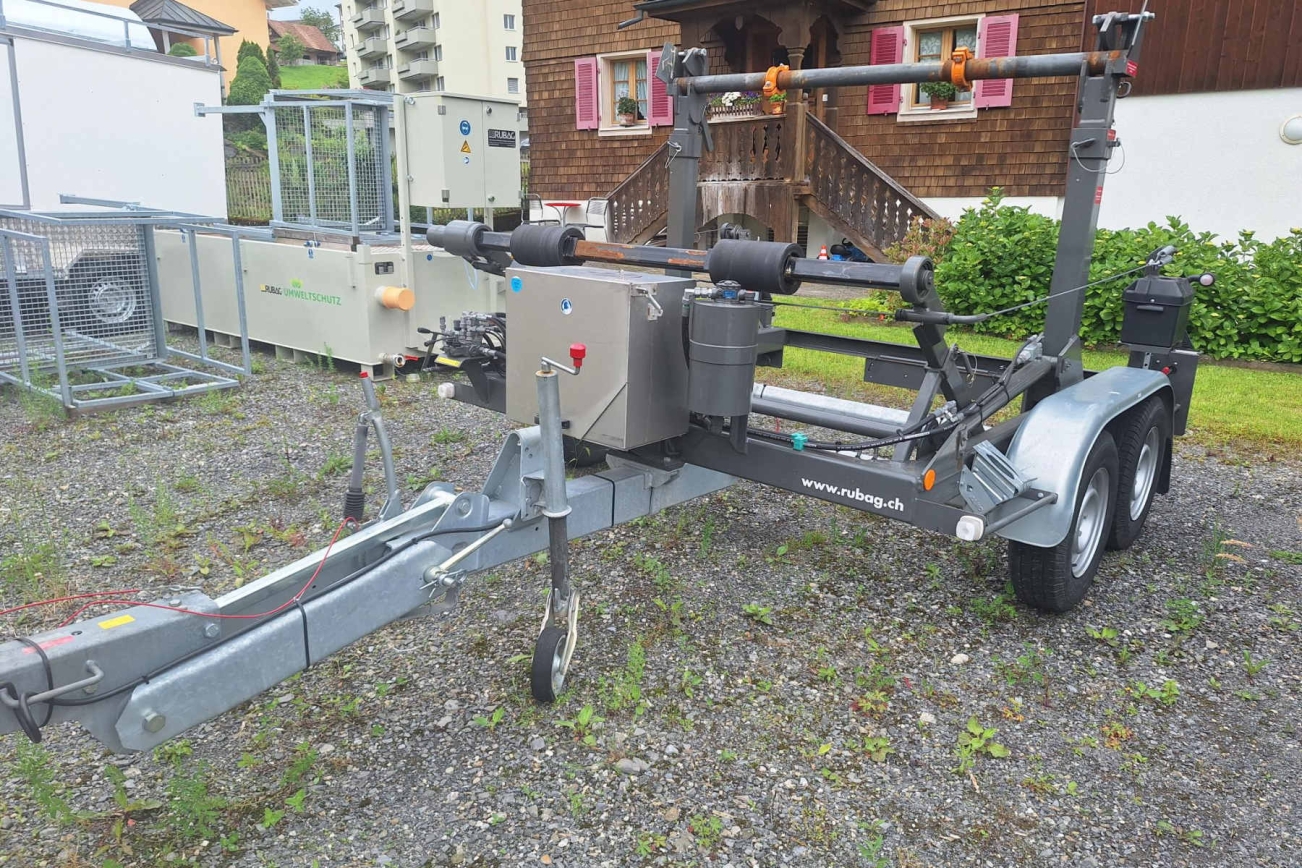 RUBAG Kabeltrommel-Anhänger K2700 von vorne links