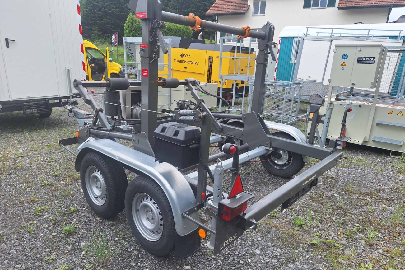 RUBAG Kabeltrommel-Anhänger K2700 von hinten links