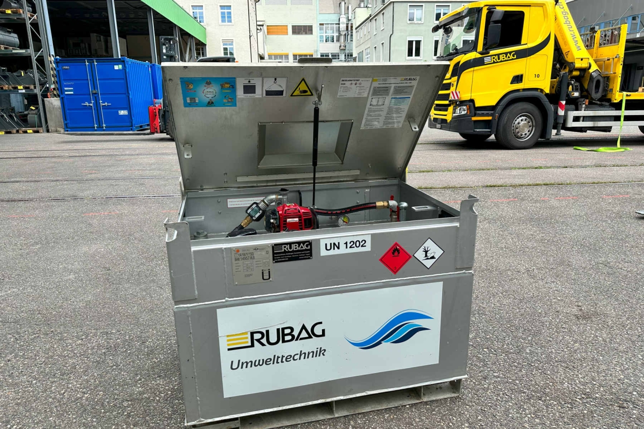 RUBAG TANK KUBUS 450 von vorne offen