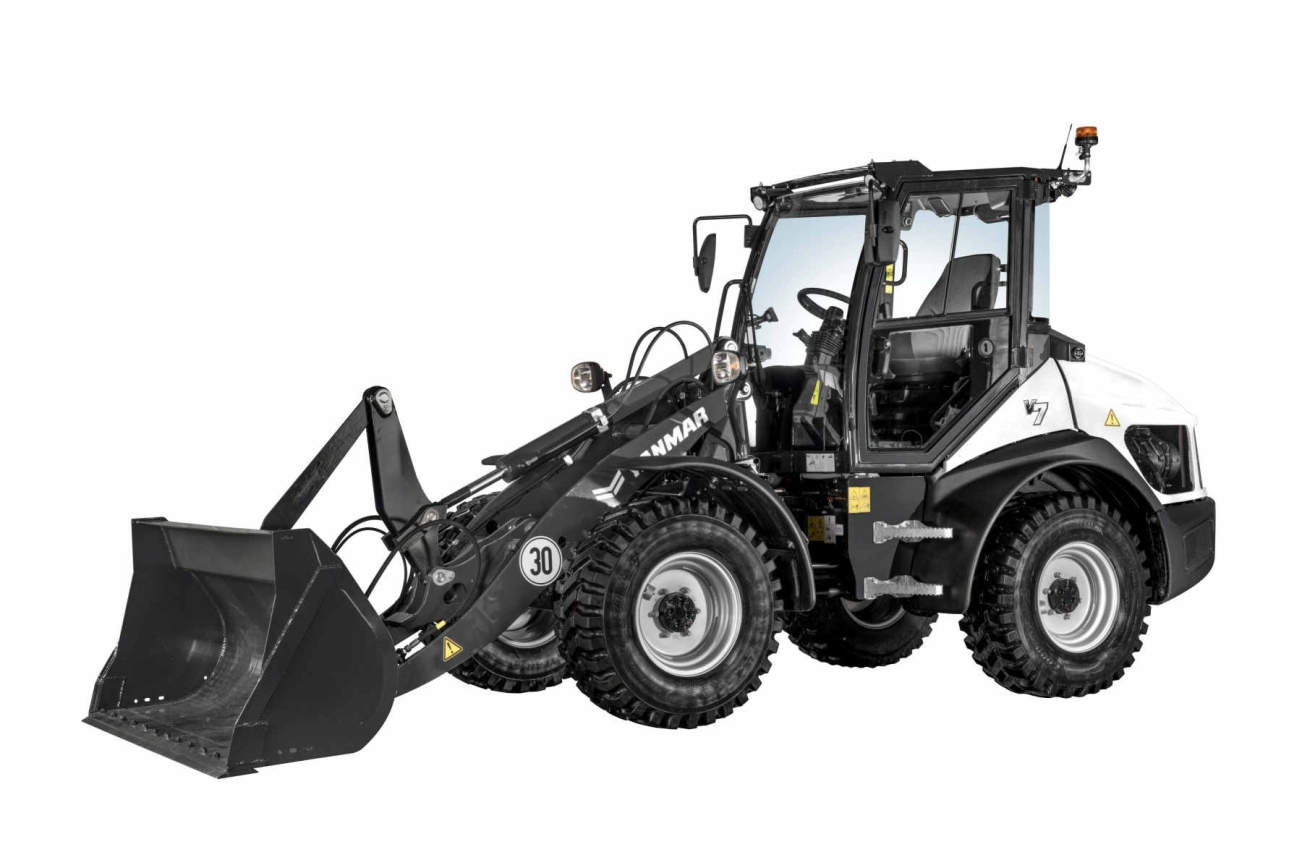 YANMAR Radlader V7-HW von der linken Seite