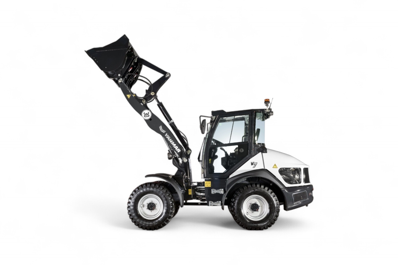 YANMAR Radlader V7-HW von der linken Seite