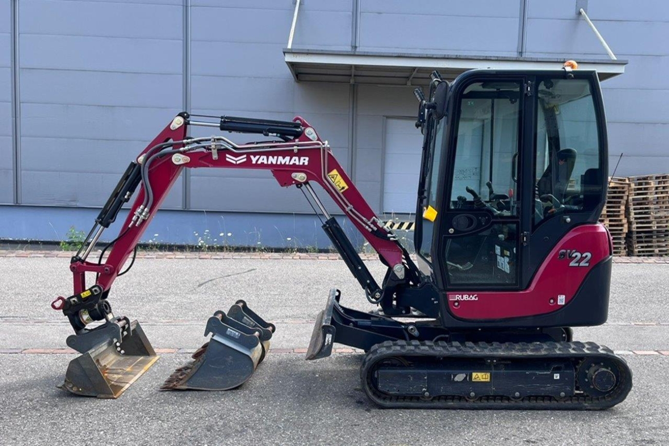 YANMAR Raupenbagger SV22 von der linken Seite