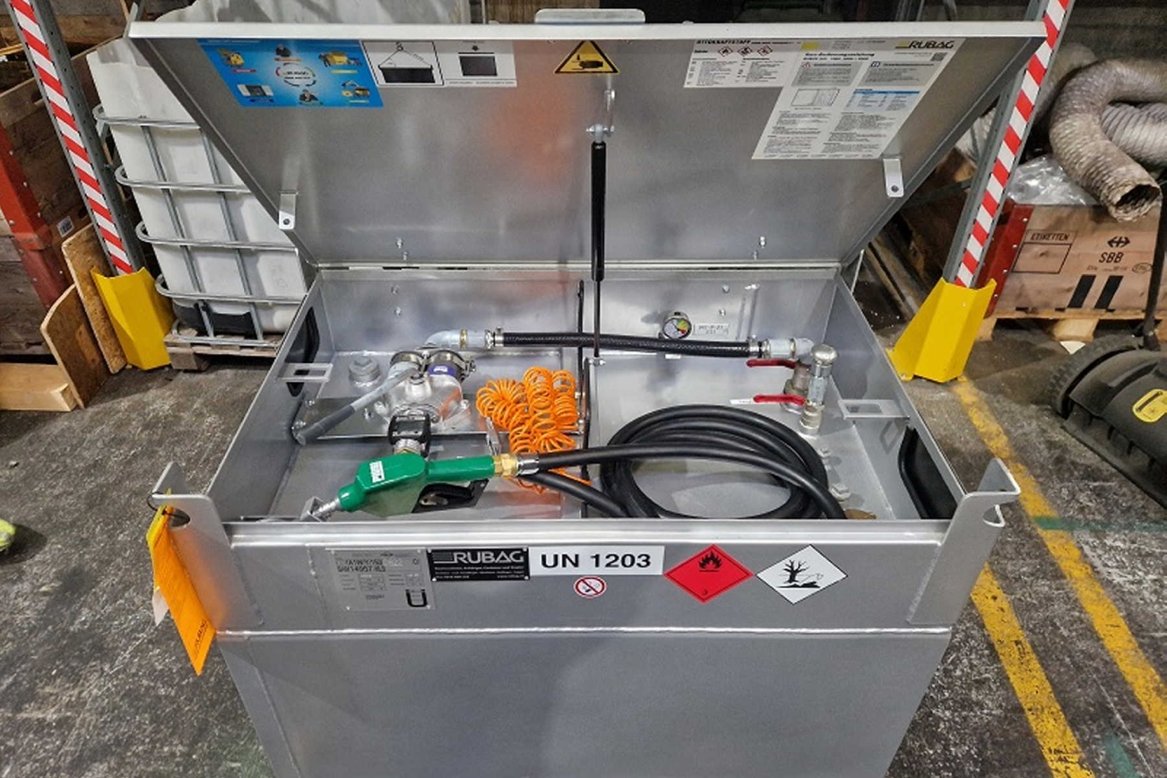 RUBAG TANK KUBUS 450 von vorne offen