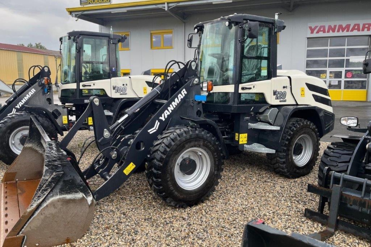 YANMAR Radlader V120-5 von der linken Seite