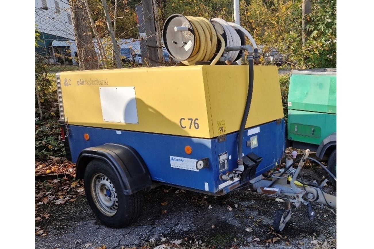 Compair Kompressor C76 von der Seite