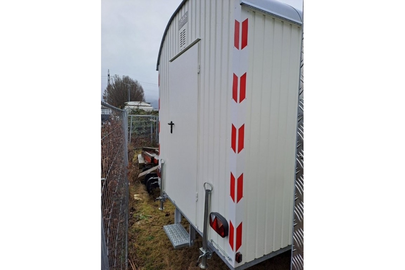 RUBAG Baustellenwagen AT400 von hinten