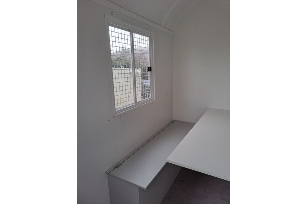 RUBAG Baustellenwagen AT400 von innen