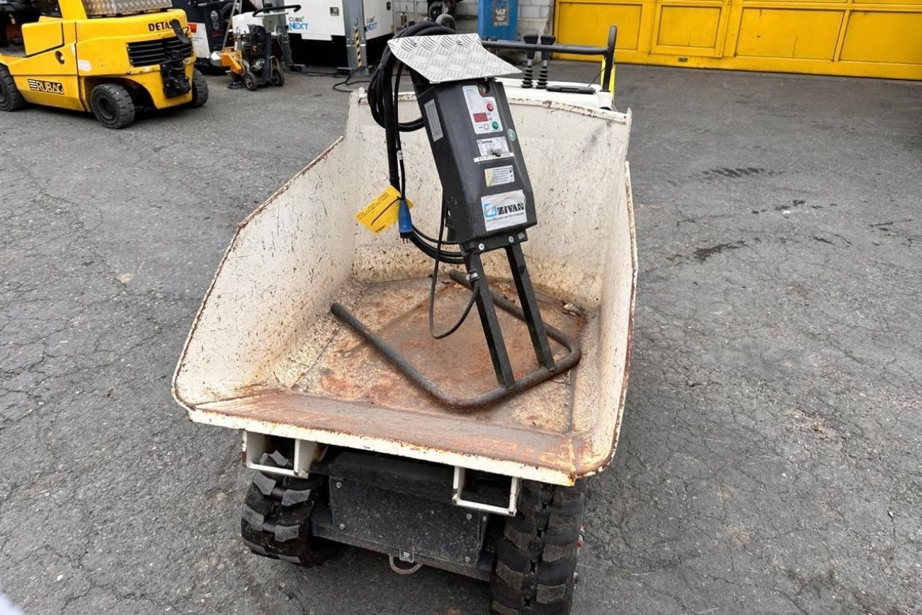 RUBAG Mini-Elektrodumper RUKI85E-RIX von vorne