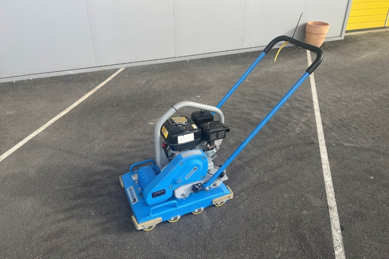 WEBER Rollenrüttler VPR450 von vorne in blau