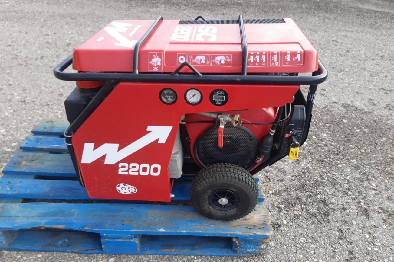 WINAIR Kompressor SC2200 von der Seite in rot