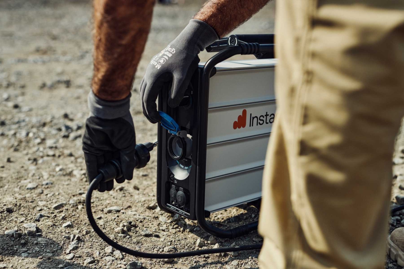 Einsatzbild Instagrid One auf Baustelle