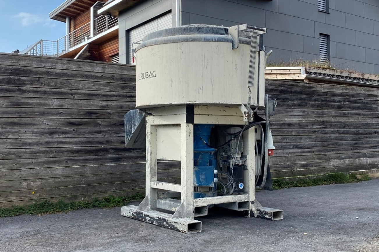 RUBAG Zwangsmischer RZ750 von hinten