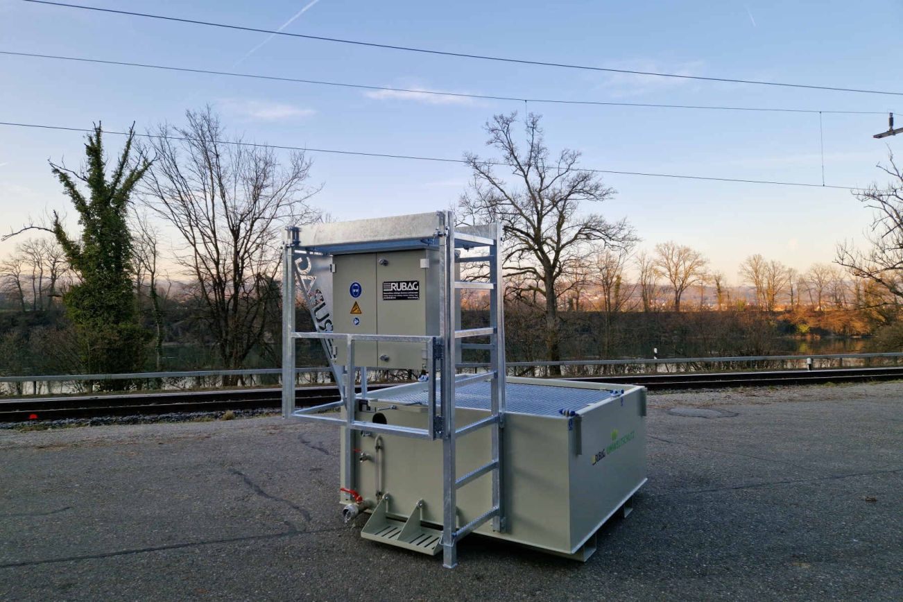 RUBAG Kombi-Waschbecken 2m3 mit Podest unten