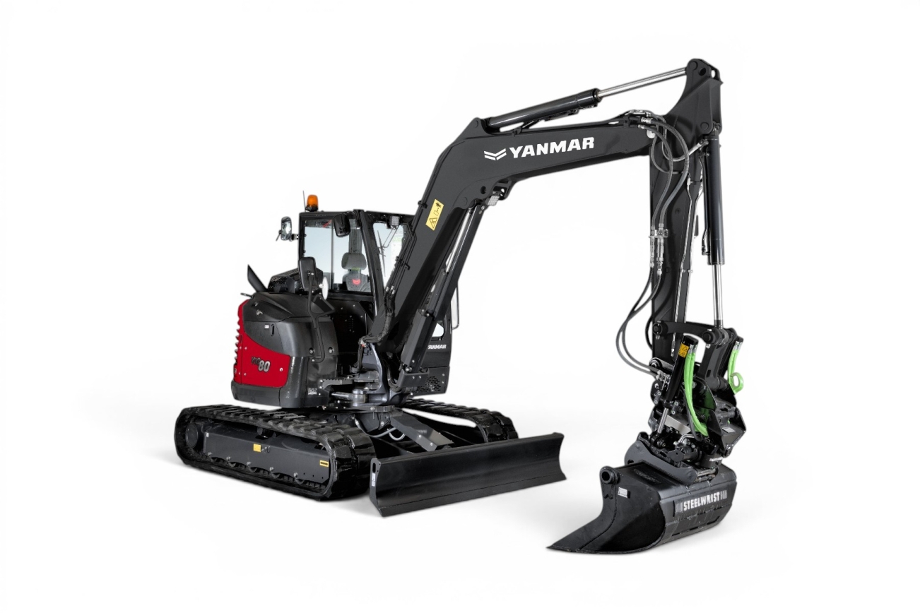 YANMAR Midibagger ViO80 RUBAG Raupenbagger