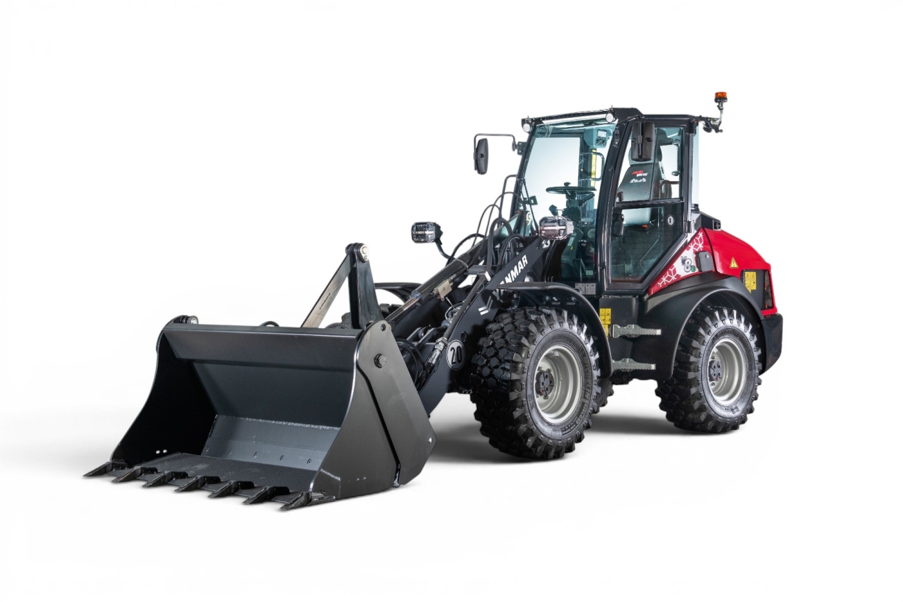 YANMAR Radlader V8e Elektroradlader Elektrolader mit Heckgewicht