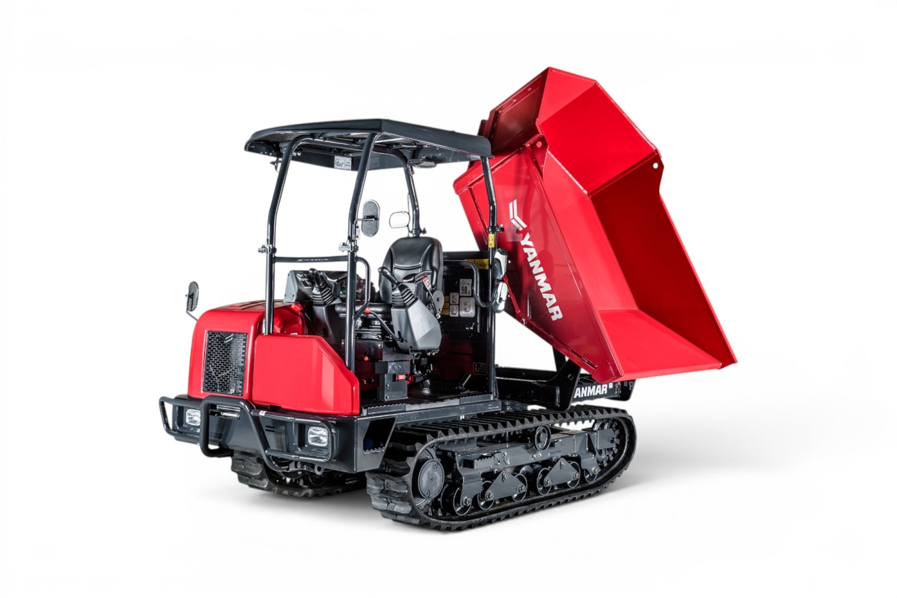 Yanmar Raupendumper RUBAG C30R TV Transporter Rundkippmulde