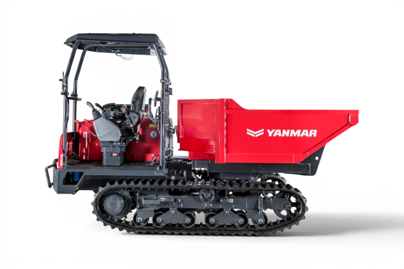 Yanmar Raupendumper RUBAG C30R TV Transporter Rundkippmulde