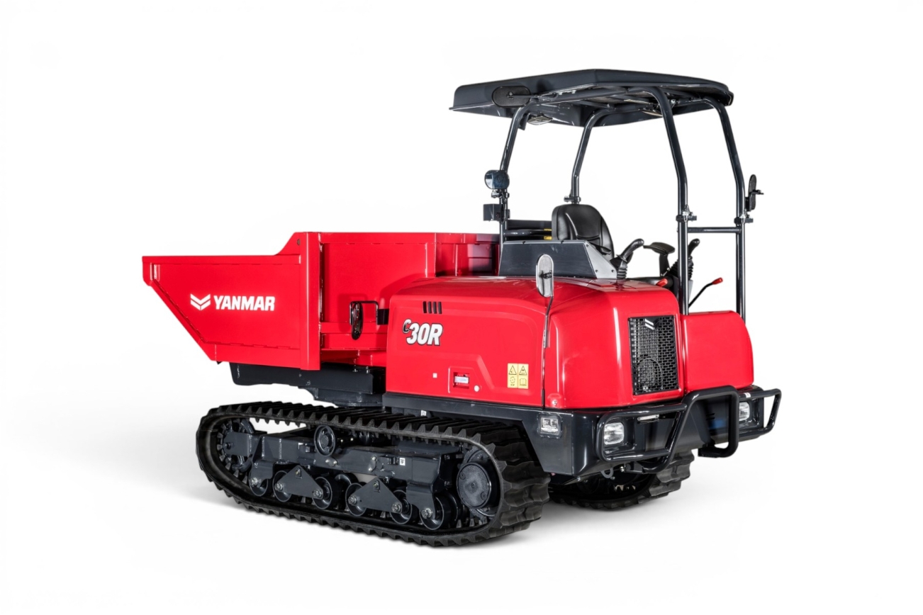 Yanmar Raupendumper RUBAG C30R TV Transporter Rundkippmulde