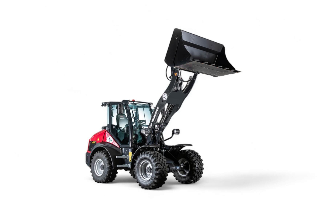 YANMAR Radlader V8e Elektroradlader Elektrolader mit Heckgewicht