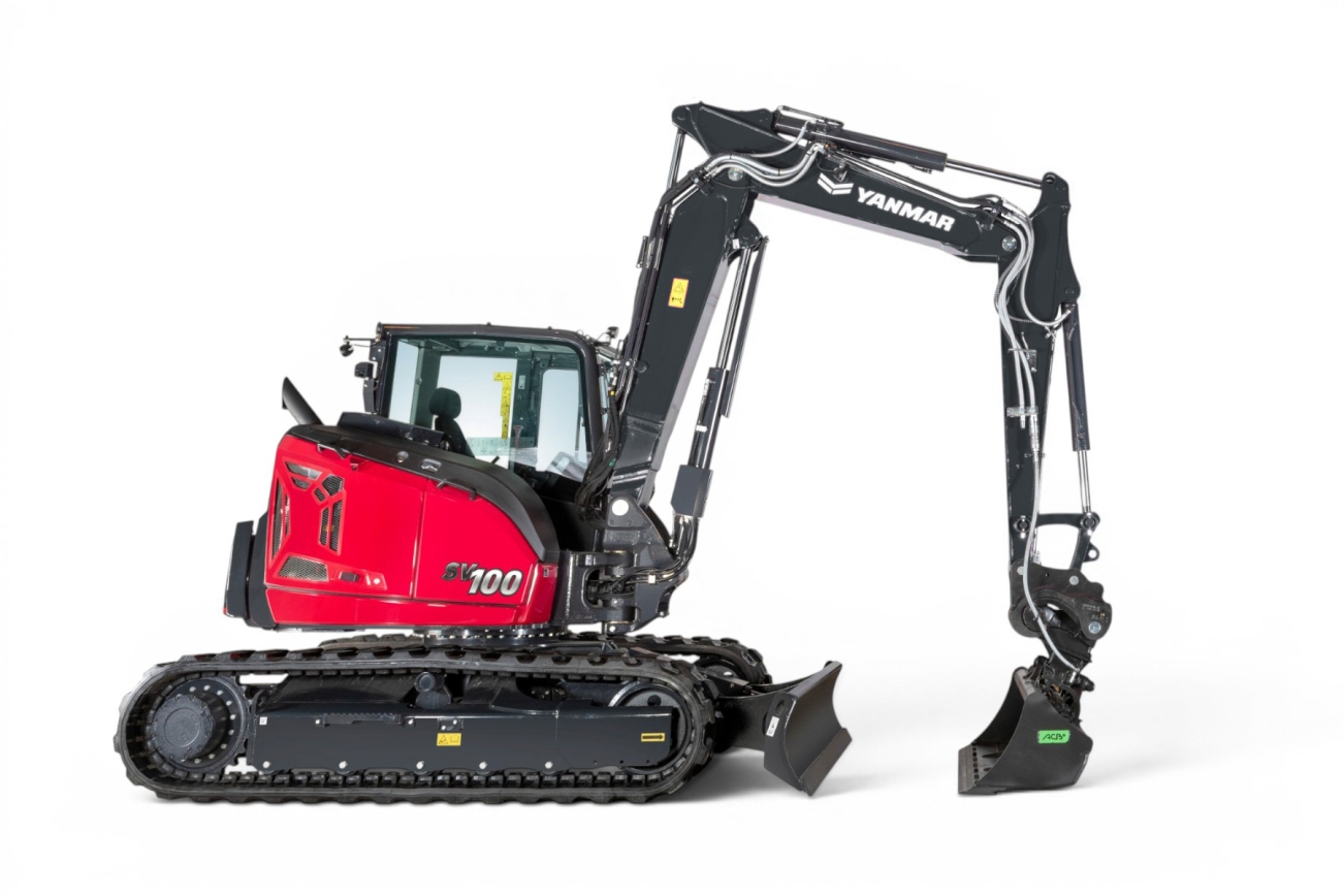 YANMAR Midibagger SV100-7 2PB RUBAG Raupenbagger
