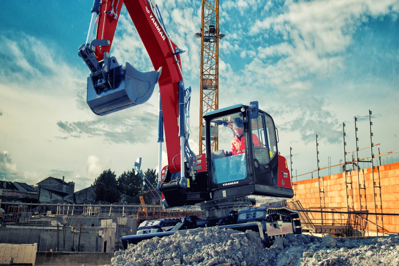 YANMAR Midibagger SV120 RUBAG Raupenbagger