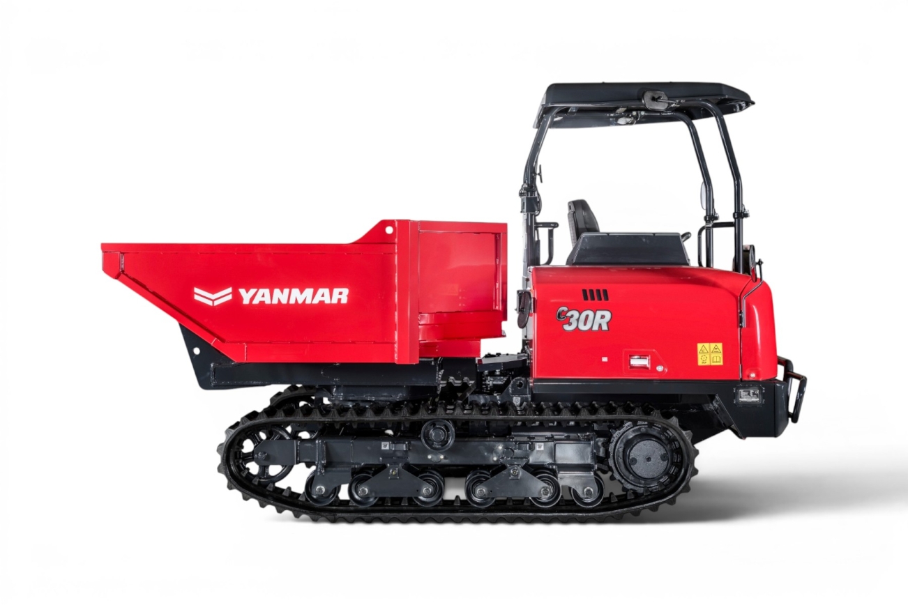 Yanmar Raupendumper RUBAG C30R TV Transporter Rundkippmulde
