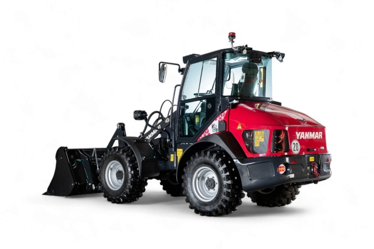 YANMAR Radlader V8e Elektroradlader Elektrolader mit Heckgewicht