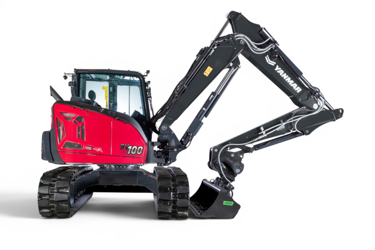 YANMAR Midibagger SV100-7 2PB RUBAG Raupenbagger