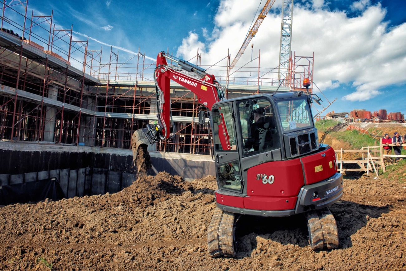 YANMAR Midibagger SV60 RUBAG Raupenbagger