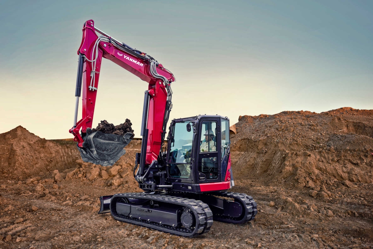 YANMAR Midibagger SV86-7 2PB RUBAG Raupenbagger