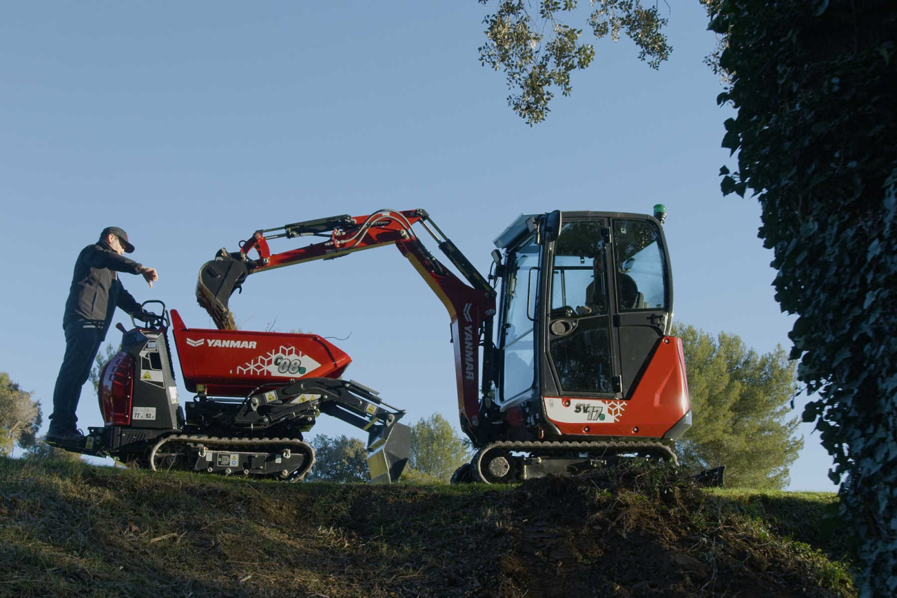 YANMAR Minibagger SV17e RUBAG Raupenbagger Elektrobagger