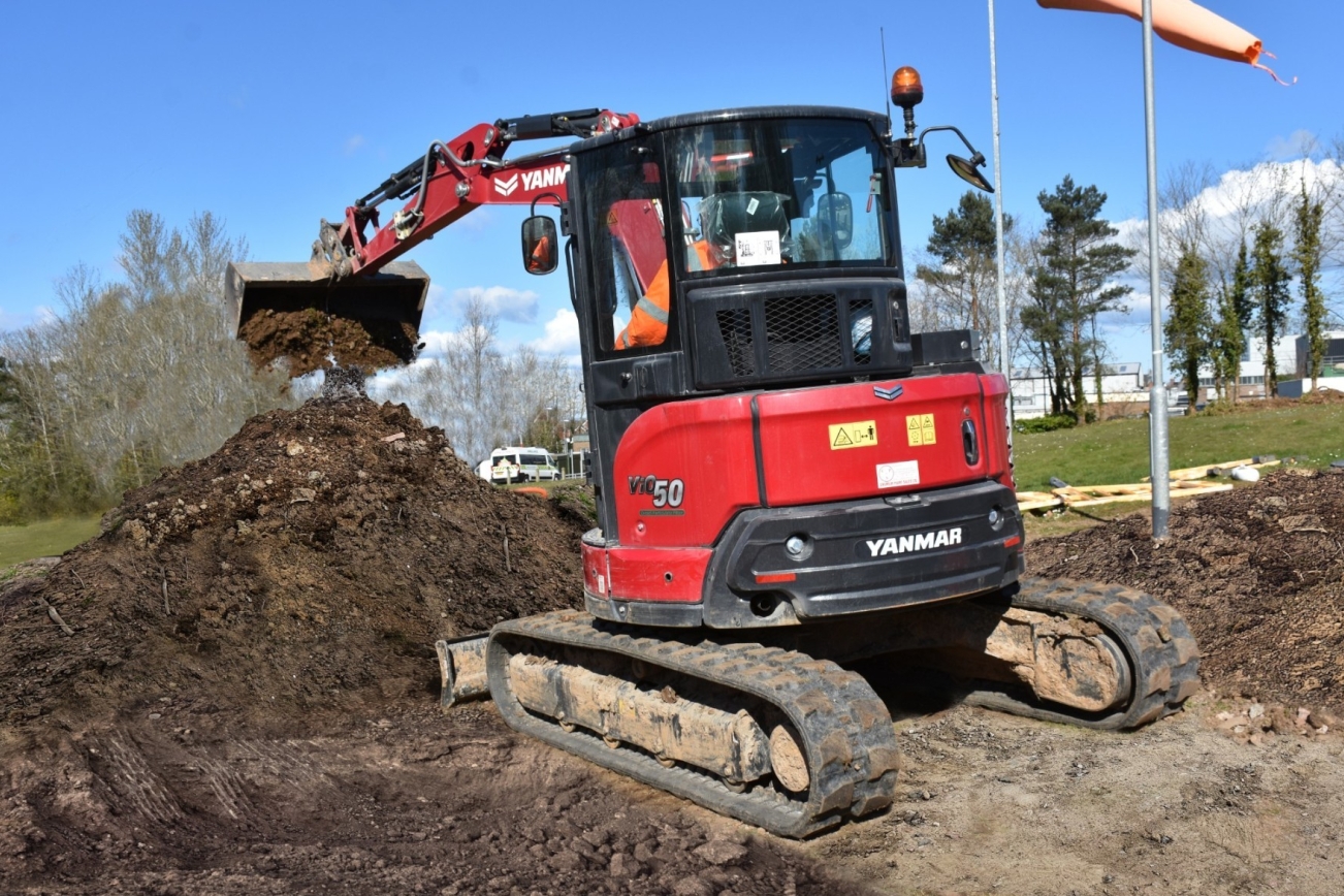 YANMAR Midibagger ViO50 RUBAG Raupenbagger