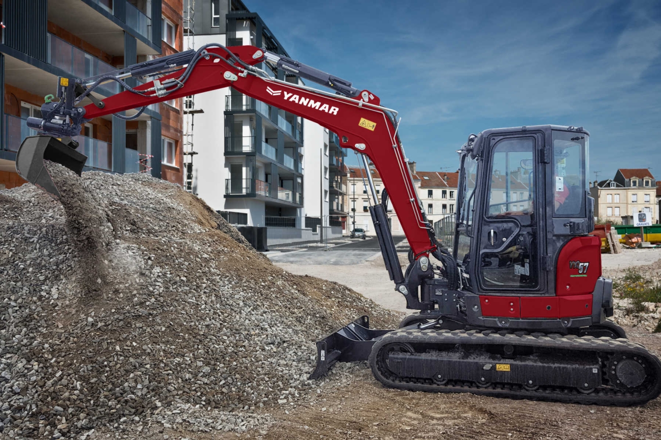 YANMAR Midibagger ViO57 RUBAG Raupenbagger