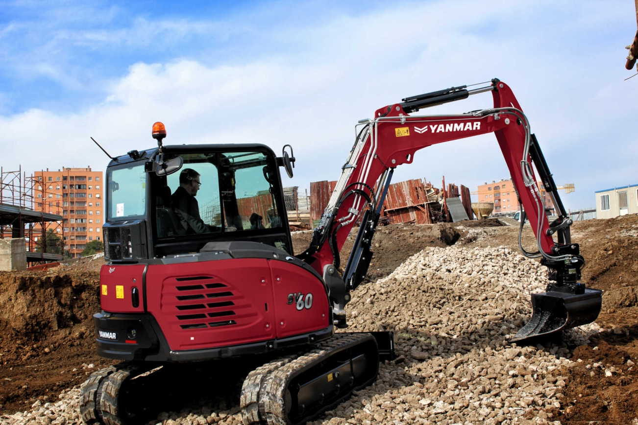 YANMAR Midibagger SV60 RUBAG Raupenbagger
