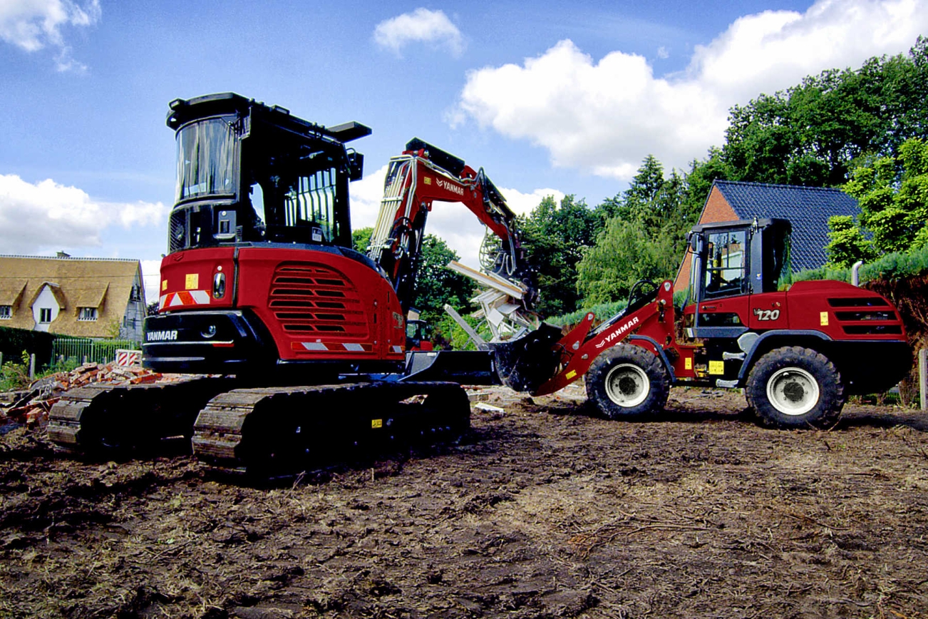 YANMAR Midibagger ViO57 RUBAG Raupenbagger