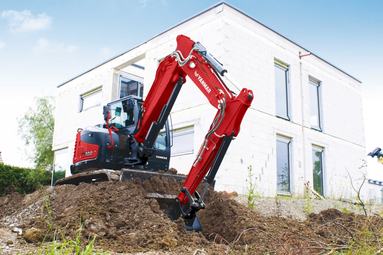 YANMAR Midibagger SV100-7 2PB RUBAG Raupenbagger
