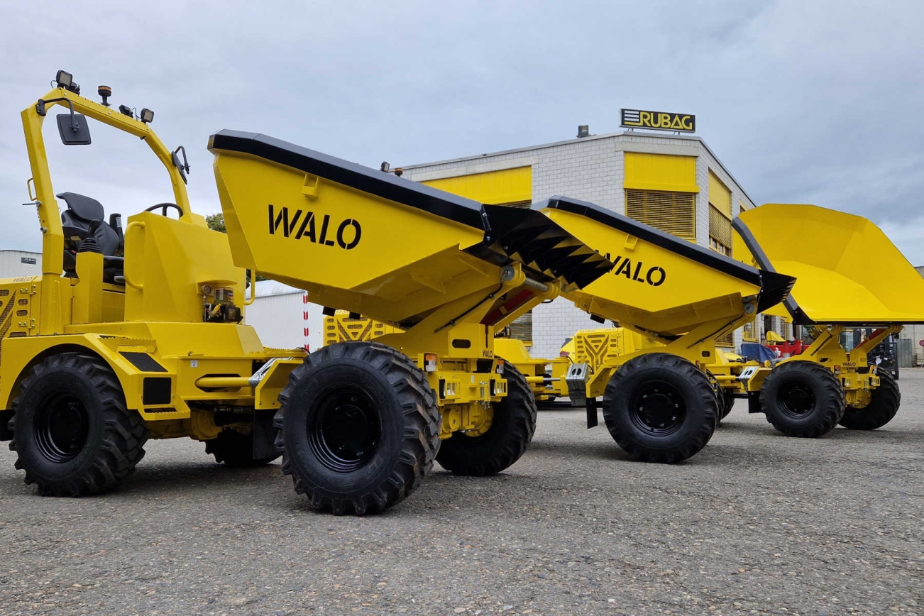 RUBAG Raddumper Auslieferung WALO