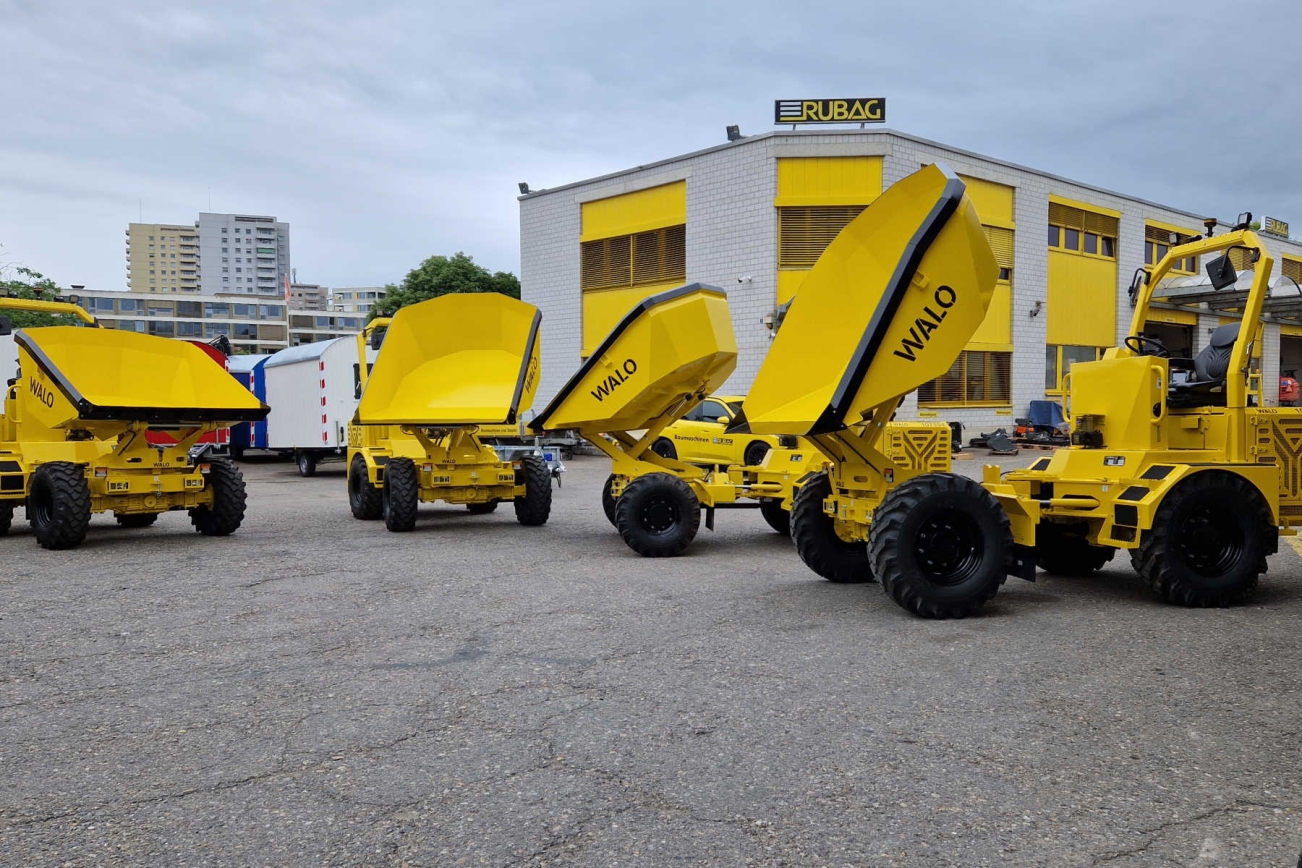 RUBAG Raddumper Auslieferung WALO