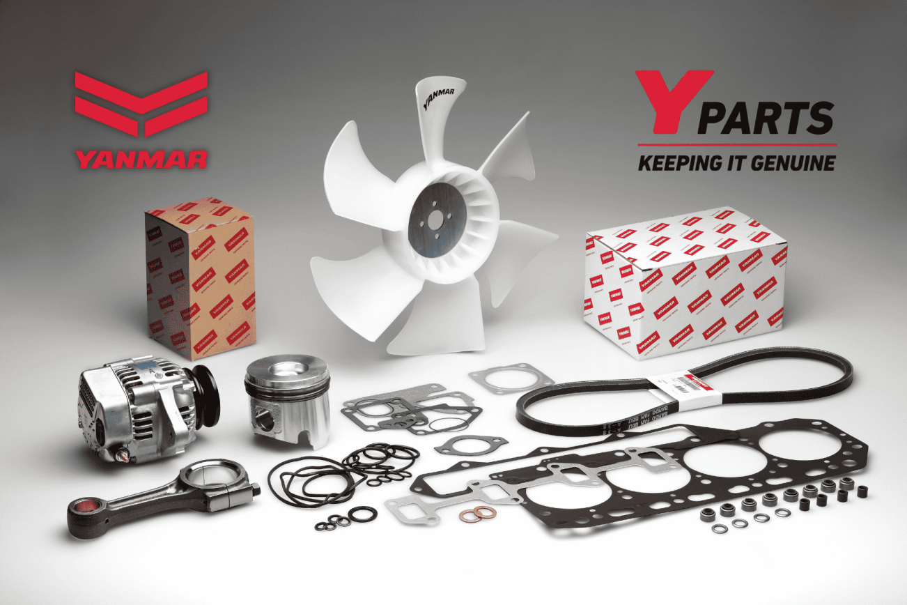 Key Visual Yanmar Ersatzteile mit Y Parts Logo