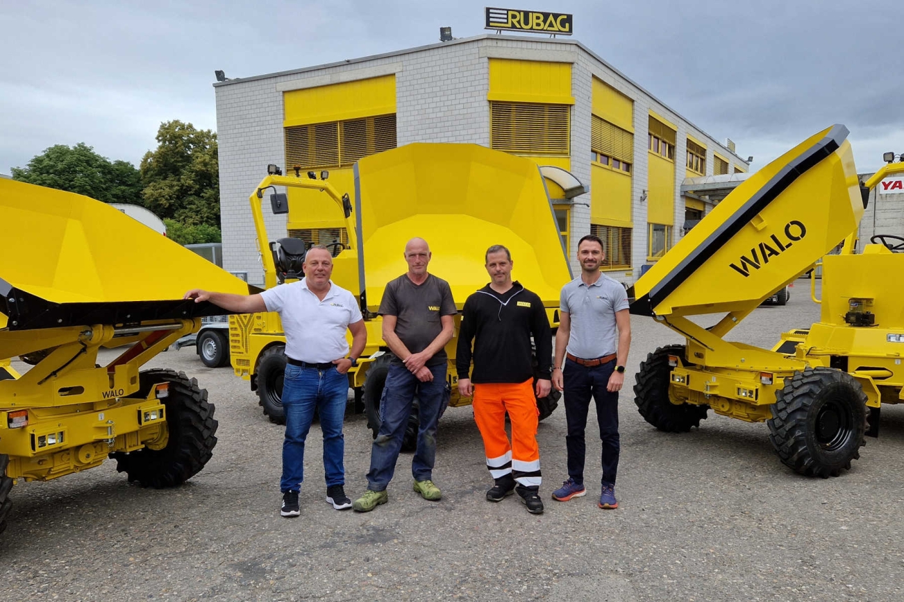 RUBAG Raddumper Auslieferung WALO