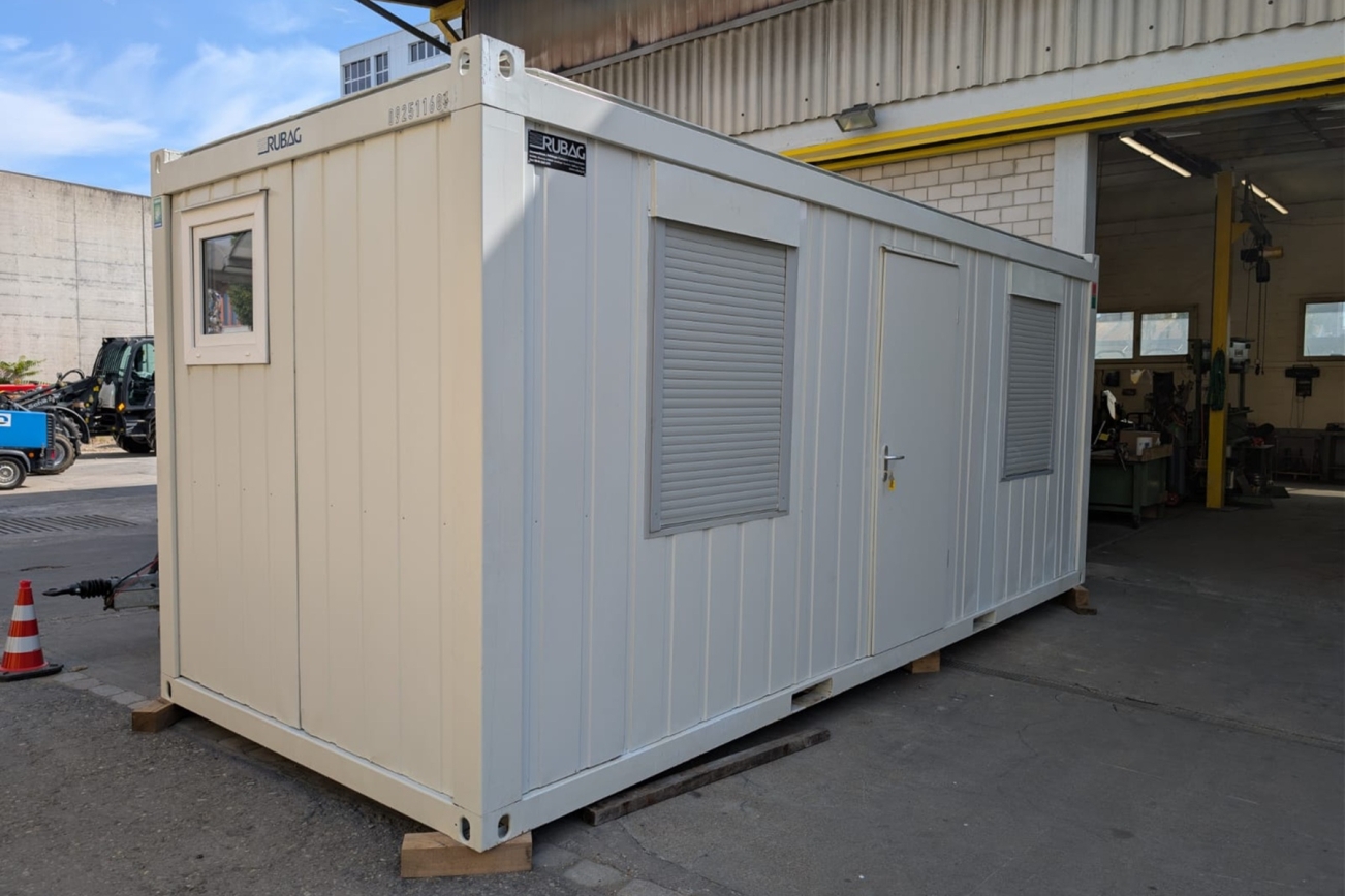 RUBAG Bürocontainer BM20 von der Seite